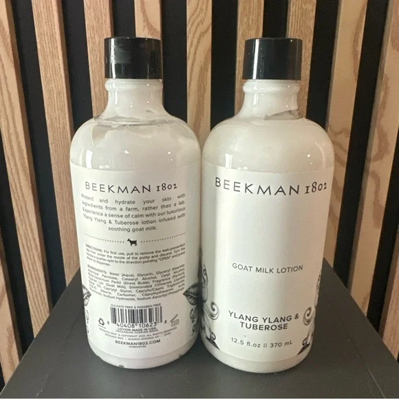 2 Beekman 1802 Goat Milk Lotion 12.5 fl oz   YLANG YLANG & TUBEROSE NO P… - Picture 3 of 6